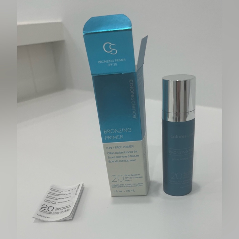 COLORSCIENCE BRONZING PRIMER SPF 20 Broad Spectrum Sunscreen, NWOT